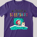 Official Sleep Shirt, Old Lady With Her Dogs, Personalized Dog Breeds T-shirt, Gift For Dog Lovers