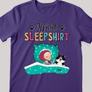 Cat Official Sleepshirt, Old Lady With Her Cats, Personalized Cat Breeds T-shirt, Gift For Cat Lovers