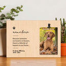 Because Someone We Loved Is In Heaven, Dog Memorial, Passing Gift Pet Frame Photo, Personalized Dog Lovers Photo Clip Frame