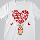 Happy Valentine's Day We Meow You, Heart T-shirt, Personalized Cat Breeds T-shirt, Gifts For Her, T-shirt For Cat Lovers