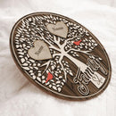 Family Tree Sign, Gift For Dog Lovers, Home Decoration, Personalized Round Wooden Sign