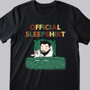 Official Sleepshirt, Man & Cat, Personalized Cat Breeds T-shirt, Gift For Him, T-shirt For Cat Lovers