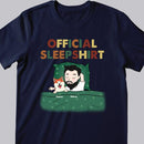 Official Sleepshirt, Man & Dog, Personalized Dog Breeds T-shirt, Gift For Him, T-shirt For Dog Lovers
