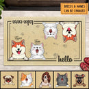 Pet Welcome Mat Funny, Cat Lover Gift, Dog Lover Gift, Custom Doormat, Front Door Decor, Personalized Dog & Cat Doormat