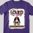 One Loved Cat Mama, Girl & Cats, Personalized Cat Breeds T-shirt, T-shirt For Cat Lovers, Cat Moms Gifts