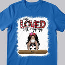 One Loved Cat Mama, Girl & Cats, Personalized Cat Breeds T-shirt, T-shirt For Cat Lovers, Cat Moms Gifts