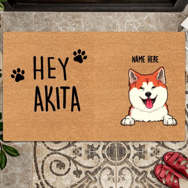 Hey Dood Golden Doodle Dog Doormat