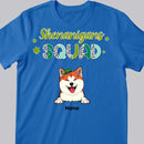 Shenanigans Squad, Leopard T-shirt, Personalized Dog & Cat T-shirt, St. Patrick Day Gifts For Pet Lovers