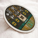 Home Is Where My Cats Are - Personalized Cat Door Sign