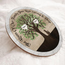 The Roots Of Our Family Tree Run Strong And Deep - Personalized Door Sign