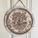 Like Branches On A Tree - Personalized Door Sign