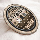 Not Drinking Alone - The Cat Is Home - Personalized Cat Door Sign