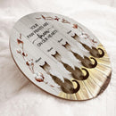 Your Paw Prints Are Forever On Our Hearts - Cats With Wings - Personalized Cat Door Sign