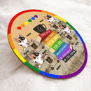 This Is A Safe Space To Be Who You Are - Personalized Cat Door Sign