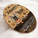 Welcome To My Room - Wizard Cats - Personalized Cat Door Sign