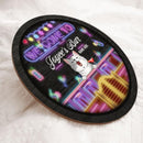 Welcome to Bar - Neon Light - Personalized Cat Door Sign