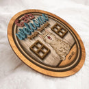 Cats Welcome People Tolerated - Wooden Door - Personalized Cat Door Sign