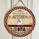 Grandma's Kitchen - Homemade With Love - Personalized Cat Door Sign