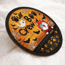 Our Boo Crew - Halloween Costume - Personalized Cat Door Sign