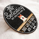 No Soliciting Don't Knock Or Ring Doorbell, Wooden Door Hanger, Personalized Dog Breeds Door Sign, Gifts For Dog Lovers