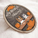 Be Thankful Always - Wood Background - Personalized Dog & Cat Door Sign