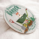My Garden Fresh Produce Fruits Herbs Veggies, Dogs In The Wheelbarrow Door Hanger, Personalized Dog Breeds Door Sign