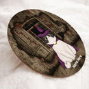 Enter If You Dare - Haunted House - Personalized Cat Halloween Door Sign