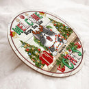 Welcome Hope You Like Cats - Xmas Decoration - Personalized Cat Christmas Door Sign