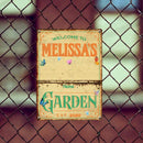 Metal Welcome To Garden Sign, Gifts For Pet Lovers, Colorful Butterfly Sign, Personalized Housewarming Gifts