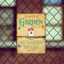 Metal Welcome To Garden Sign, Gifts For Pet Lovers, Listen To Birds, Feel The Breeze, Read A Book, Take A Nap
