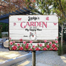 Metal Garden Sign, Gifts For Pet Lovers, Fruit Veggies Herbs Rose & Butterfly Personalized Housewarming Gifts