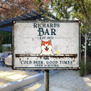 Metal Bar Signs, Gifts For Pet Lovers, Good Beer Good Times Open 24 Hours Vintage Welcome Signs