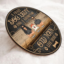 Custom Wooden Signs, Gifts For Dog Lovers, A Crazy Dog Lady And A Grumpy Old Man Live Here Vintage Signs