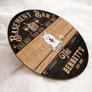 Basement Bar Custom Wooden Signs, Gifts For Pet Lovers, Cold Beer Good Wine Great Times Vintage Signs