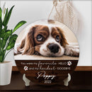 Pet Memorial Signs, Pet Sympathy Gifts, You Are My Hardest Goodbye Custom Wooden Signs