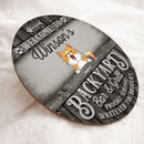 Custom Wooden Signs, Gifts For Pet Lovers, Welcome To My Backyard Bar & Grill Personalized Wood Sign