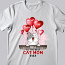 Personalized Cat Breeds T-shirt, Gifts For Mother's Day, To The Best Cat Mom Ever, T-shirt For Cat Moms