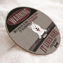 Custom Wooden Sign, Gifts For Dog Lovers, We Have Dogs They Have Hair They Slober They Bark Warning Signs