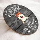 Welcome-ish Custom Wooden Sign, Gifts For Dog Lovers, Depends On How Much You Like Dogs Welcome Signs