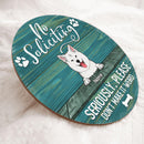 No Soliciting Custom Wooden Sign, Gifts For Dog Lovers, Seriously Please Don't Make It Weird