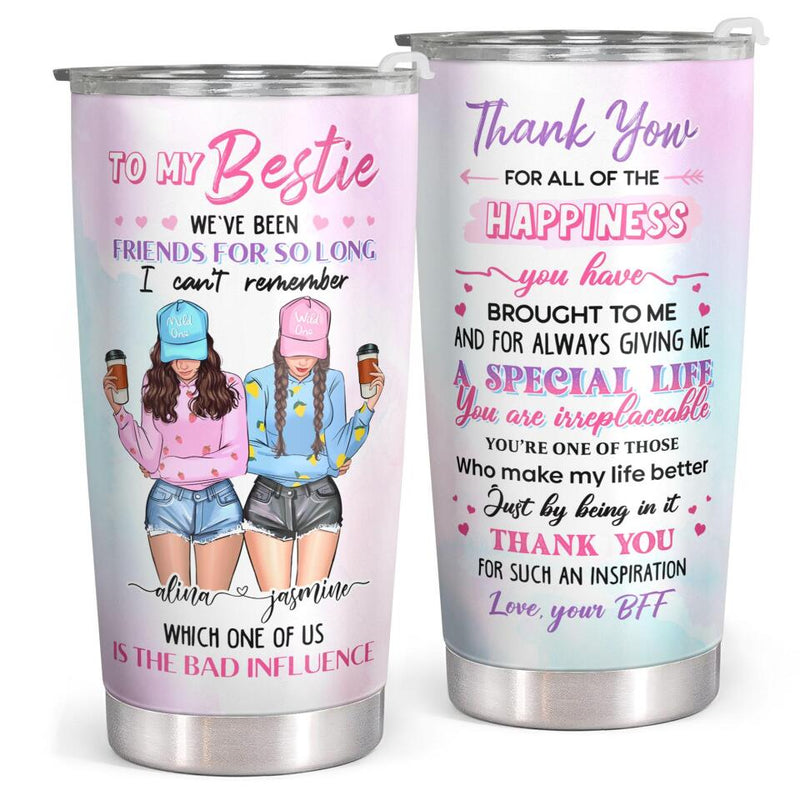 To My Bestie - We've Been Friends For So Long - 20 Oz Tumbler - Birthday Gift For Bestie, Best Friend, BFF