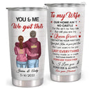 You & Me We Got This - To My Wife - 20 Oz Tumbler - Birthday Anniversary Gift For Wife
