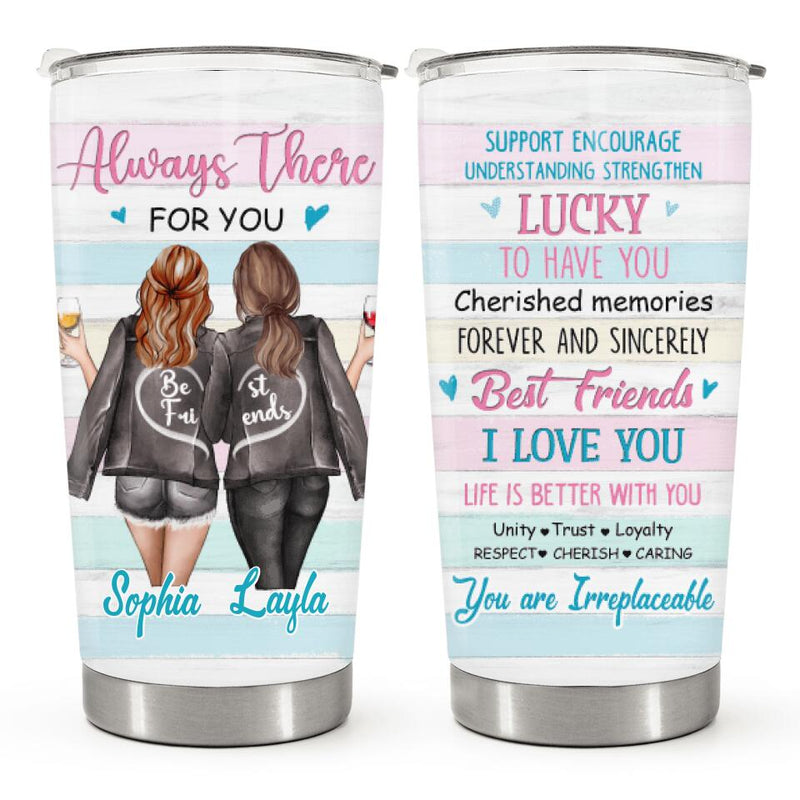 Lucky To Have You - Personalized Custom Tumbler - Christmas Birthday Gift For Best Friend, Bestie, BFF
