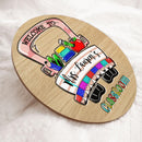 Personalized Name Welcome Teacher Sign For Classroom - Best Gifts Ideas For Teachers