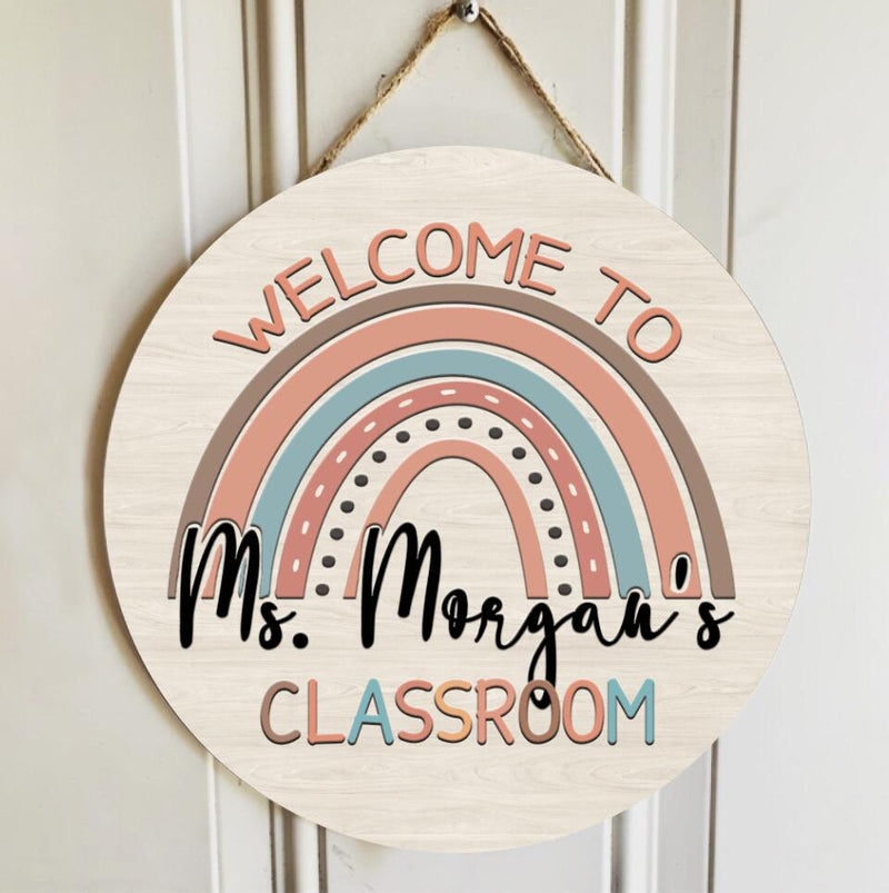 Personalized Name Welcome Classroom Signs For Teachers - Best Teacher Gifts Ideas