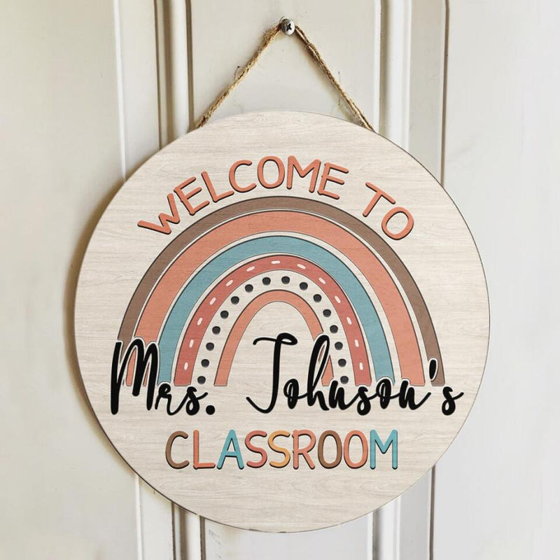 Personalized Name Welcome Classroom Signs For Teachers - Best Teacher Gifts Ideas