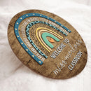 Personalized Name Teacher Door Hangers Welcome Signs - Best Gift Ideas For Teachers