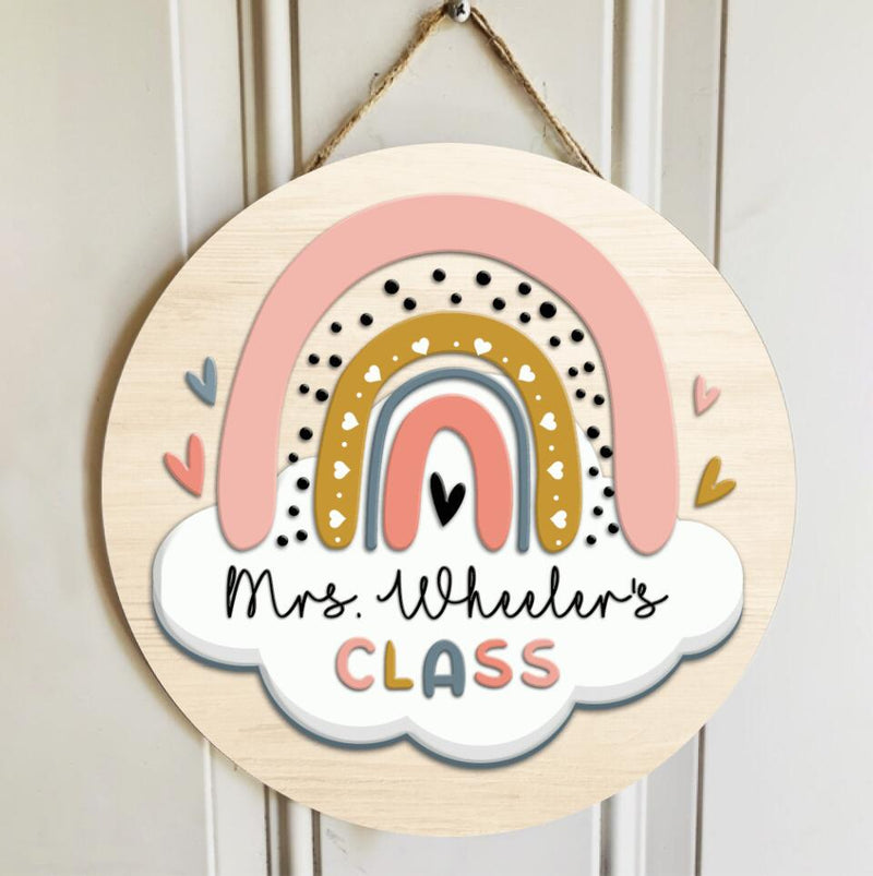 Personalized Name Teacher Classroom Signs Door Decor - Best Teacher Appreciation Ideas