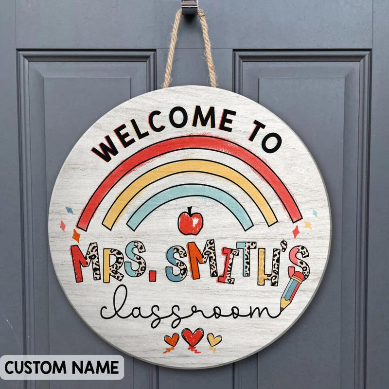 Personalized Classroom Teacher Name Signs For Door Decor - Teacher Appreciation Gifts