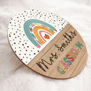 Personalized Name Teacher Welcome Signs For Classroom - Best Teacher Appreciation Gifts